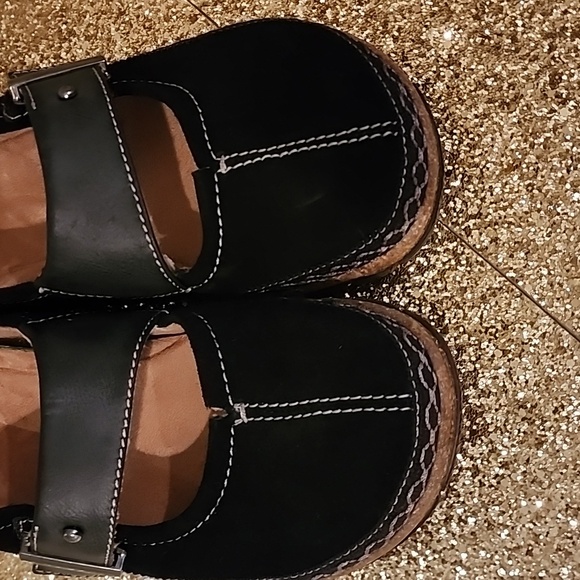 EARTH ORIGINS BLACK FLAT COMFORT SHOES SIZE 7 GOOD CONDITION - Picture 2 of 12